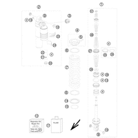FEDERBEIN HINTEN ZERLEGT