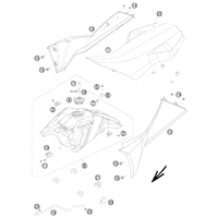 TANK/ SITZBANK/ VERKLEIDUNG