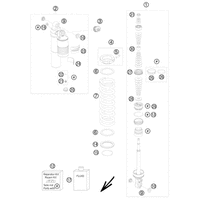FEDERBEIN HINTEN ZERLEGT