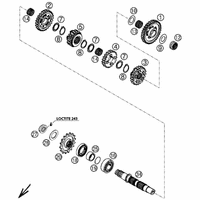 GETRIEBE II - ABTRIEBSWELLE