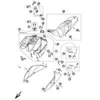 TANK, SITZBANK, VERKLEIDUNG
