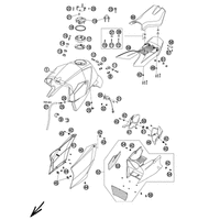 TANK, SITZBANK, VERKLEIDUNG