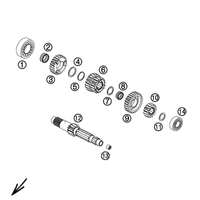 GETRIEBE I - ANTRIEBSWELLE