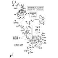 ZYLINDERKOPF VORNE
