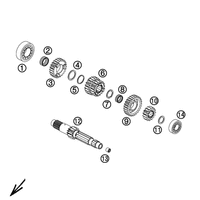 GETRIEBE I - ANTRIEBSWELLE