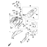 KRAFTSTOFFTANK / SITZBANK / ABDECKUNG 
