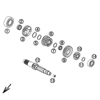 GETRIEBE I - ANTRIEBSWELLE