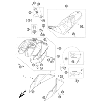 TANK/ SITZBANK/ VERKLEIDUNG