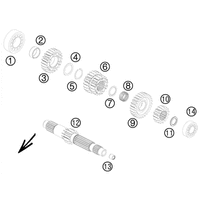 GETRIEBE I - ANTRIEBSWELLE