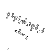 GETRIEBE I - ANTRIEBSWELLE