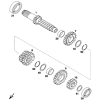 GETRIEBE I - ANTRIEBSWELLE