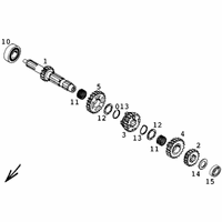 GETRIEBE I - ANTRIEBSWELLE
