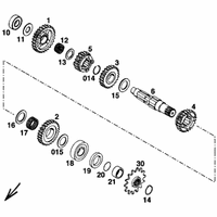 GETRIEBE II - ABTRIEBSWELLE
