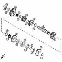 GETRIEBE II - ABTRIEBSWELLE