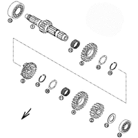 GETRIEBE I - ANTRIEBSWELLE