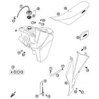 TANK / SITZBANK / VERKLEIDUNG