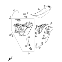 TANK / SITZBANK / VERKLEIDUNG