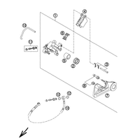 BREMSZANGE HINTEN SIXDAYS
