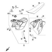 KRAFTSTOFFTANK / SITZBANK / ABDECKUNG 