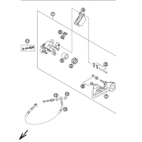HINTERER BREMSSATTEL