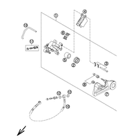 BREMSZANGE HINTEN SIXDAYS