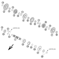 GETRIEBE II - ABTRIEBSWELLE