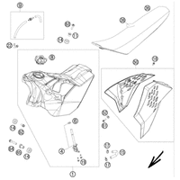 TANK/ SITZBANK/ VERKLEIDUNG