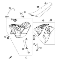 TANK / SITZBANK / VERKLEIDUNG