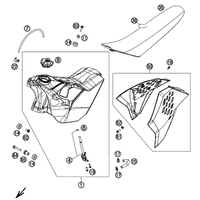 TANK / SITZBANK / VERKLEIDUNG