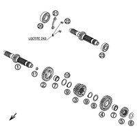 GETRIEBE I / ANTRIEBSWELLE