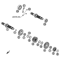 GETRIEBE I / ANTRIEBSWELLE