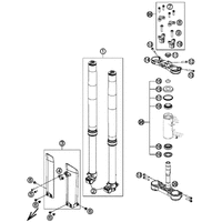 VORDERRADGABEL / GABELBRUECKE