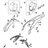 SCHEINWERFERMASKE / KOTFLUEGEL
