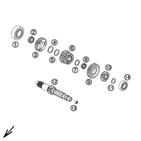 GETRIEBE I - ANTRIEBSWELLE