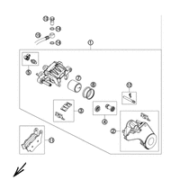 HINTERER BREMSSATTEL