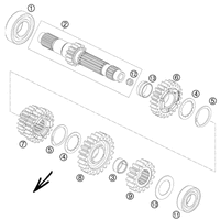 GETRIEBE I - ANTRIEBSWELLE