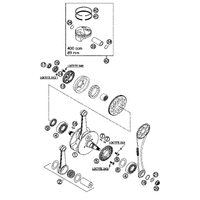 KURBELWELLE / KOLBEN 400 EXC RACING