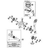 KURBELWELLE / KOLBEN 660 RALLYE
