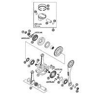 KURBELWELLE / KOLBEN 250 EXC RACING
