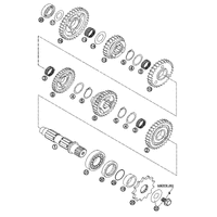 GETRIEBE II 6-GANG 250 EXC