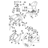 KRAFTSTOFFTANK / SITZBANK / ABDECKUNG 