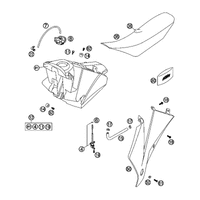 TANK, SITZBANK, VERKLEIDUNG
