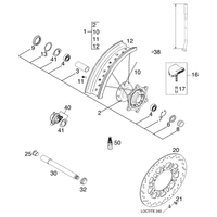 VORDERRAD 125 S.MOTO  