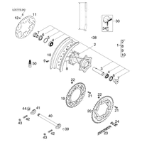 HINTERRAD 125 SUPER MOTO 2000