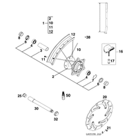 VORDERRAD 400/620 SC 21" SIGMA SPORT 2000