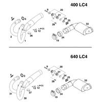 KRUEMMER / VORSCHALLDAEMPFER 400/640 LC4 USA 2000