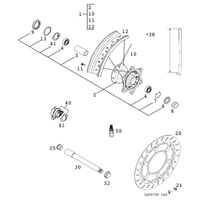 VORDERRAD 400 / 640 LC4 SUPERMOTO 
