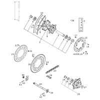 HINTERRAD GEDAEMPFT LC4 
