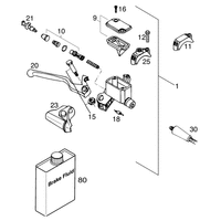 HANDBREMSZYLINDER BREMBO LC4 