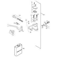 FUSSBREMSHEBEL RALLYE 